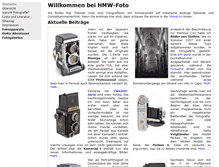 Tablet Screenshot of hmw-foto.at